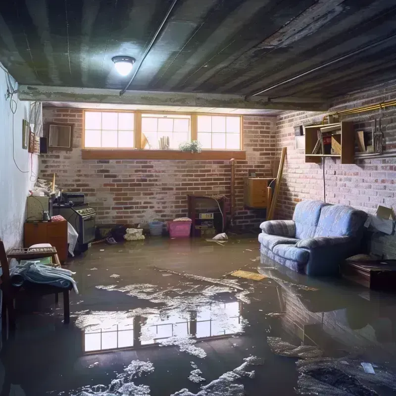 Flooded Basement Cleanup in Crooks, SD